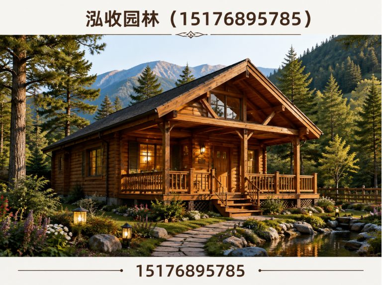 仙桃防腐木凉亭展示图